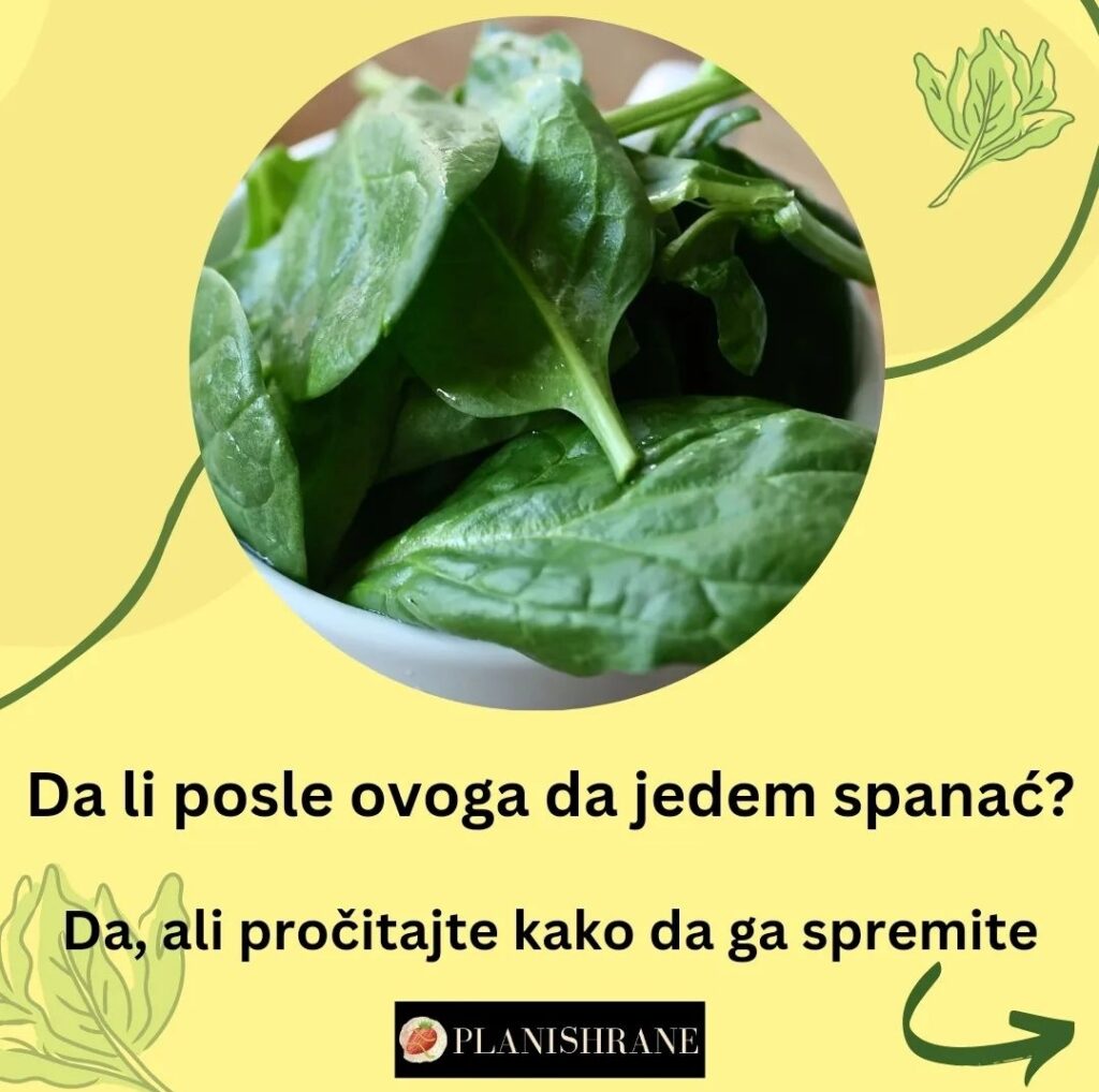 da li je dobro jesti spanać