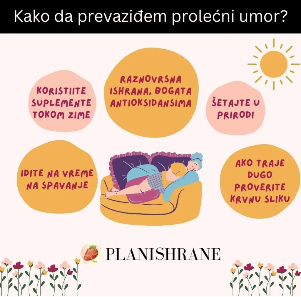 Kako da prevaziđem prolećni umor