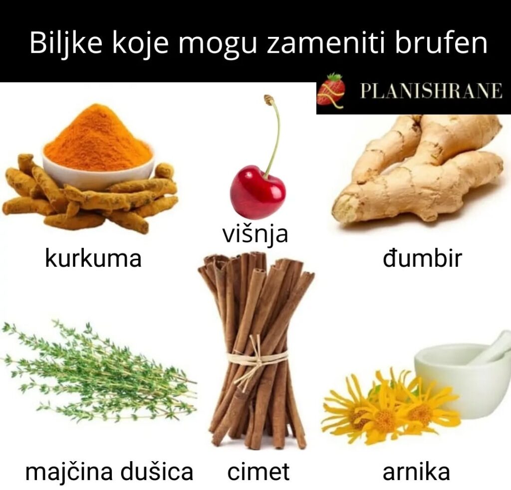 Biljke koje deluju kao brufen