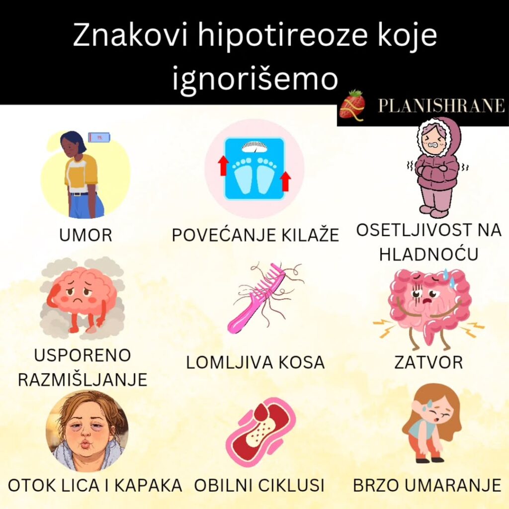 Znakovi hipotireoze