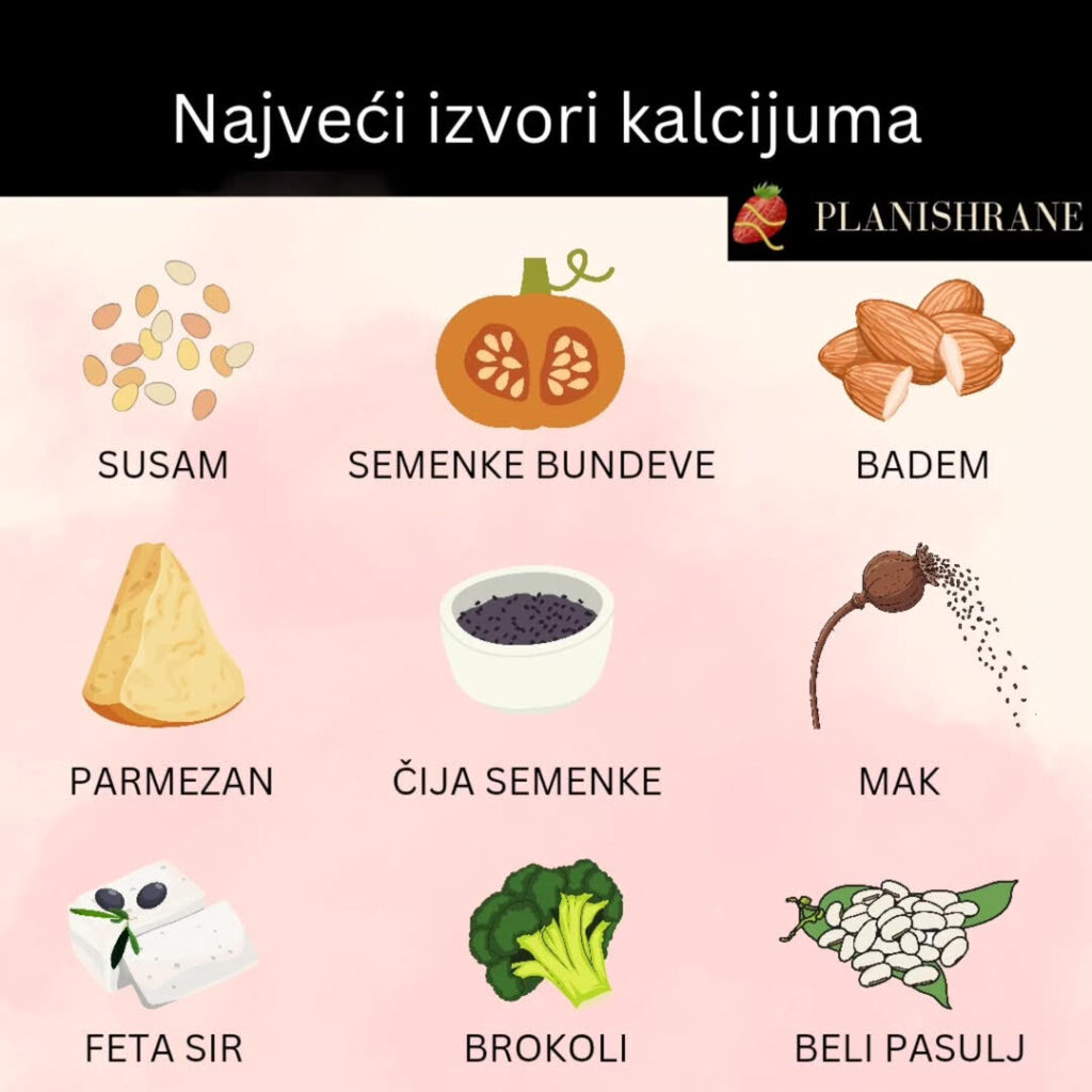 Najveći izvori kalcijuma