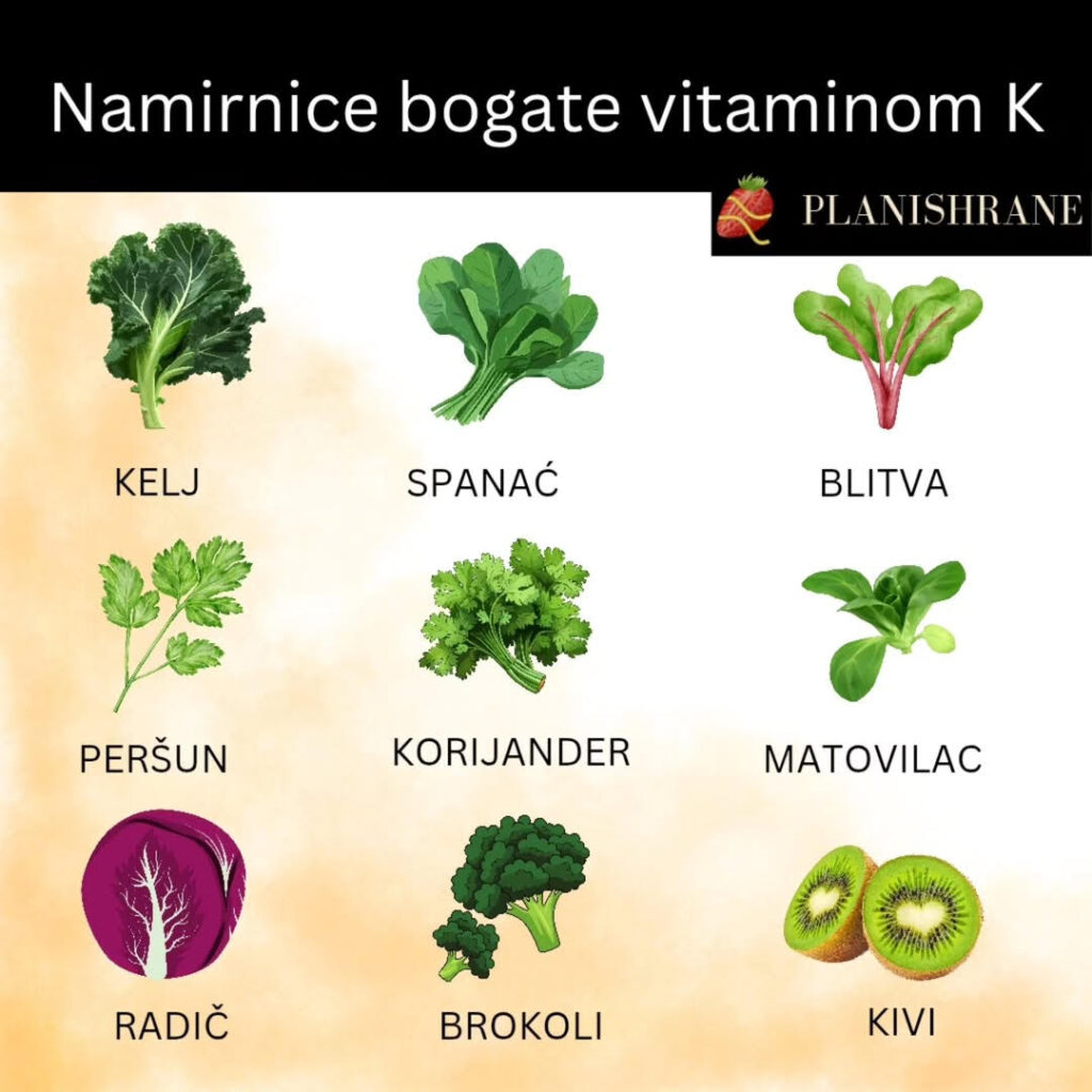 Namirnice bogate vitaminom K